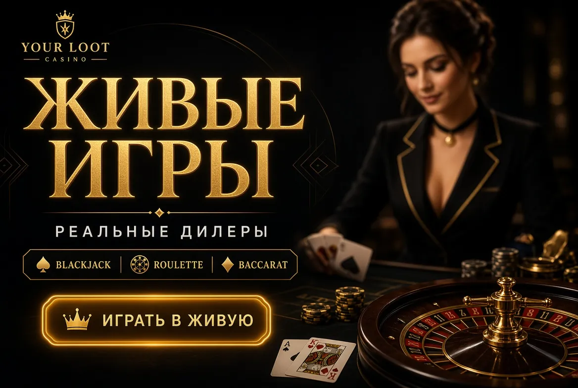 Живое казино — рулетка, блэкджек и баккара
